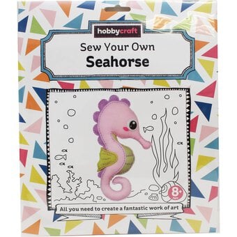 Sew Your Own Seahorse Cushion Kit image number 3