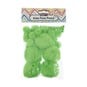 Bright Green Pom Poms 60 Pack  image number 4