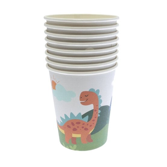 Dinosaur Party Paper Cups 8 Pack image number 3
