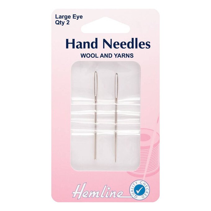 Hemline Yarn Hand Needles 2 Pack