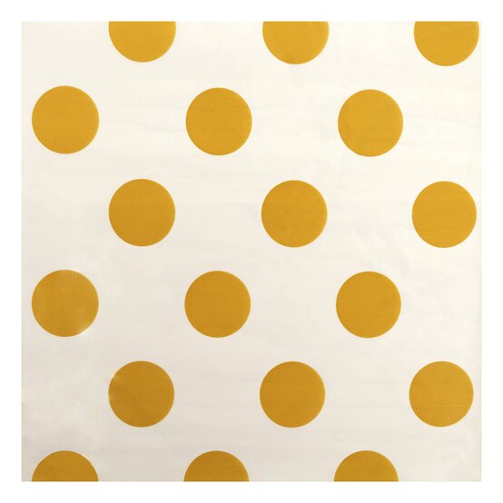 Gold Dot Table Cover 1.4m x 2.7m image number 2