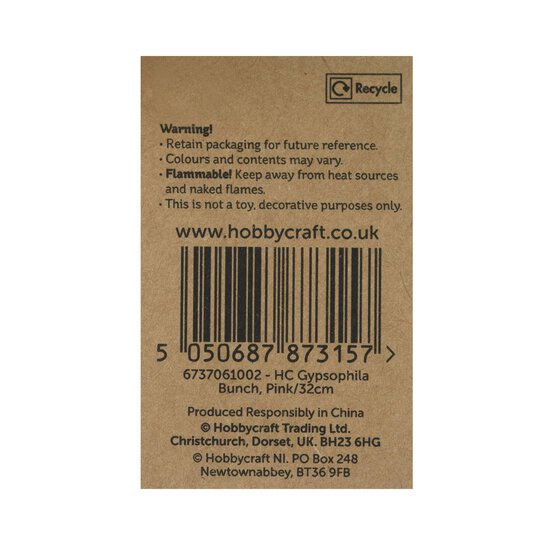 Pink Gypsophila Bunch 32cm image number 5