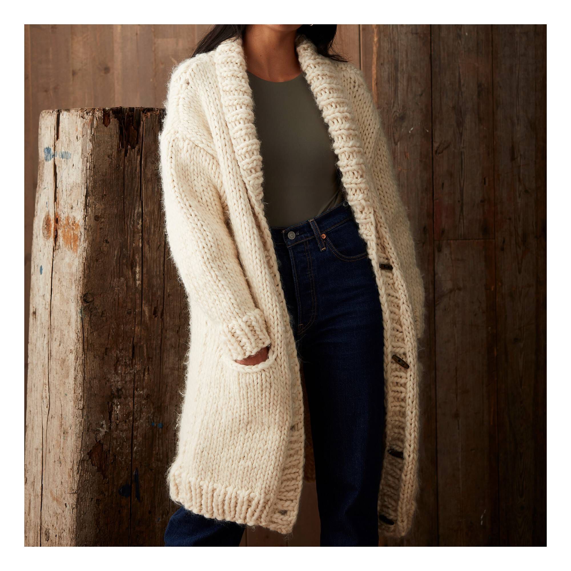 P*k様 SUNDAYS BEST COTTON KNIT CARDIGAN Sunday Cardigan — Knit