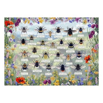 Gibsons Brilliant Bees Jigsaw Puzzle 1000 Pieces image number 2