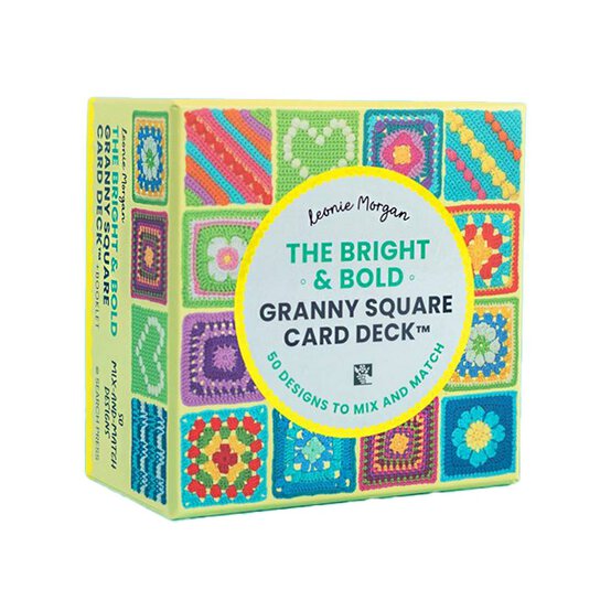 Bright and Bold Granny Square Card Deck image number 1
