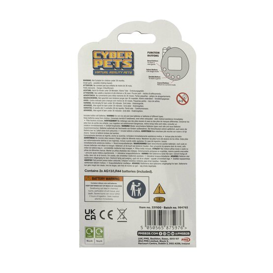 Assorted Cyber Pet Game Keychain image number 8