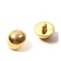 Hemline Gold Metal Dome Button 2 Pack image number 1