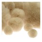 Cream Pom Poms 60 Pack image number 8