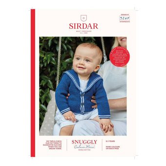 Sirdar Snuggly Cashmere Merino Sailor Cardigan Pattern 5247