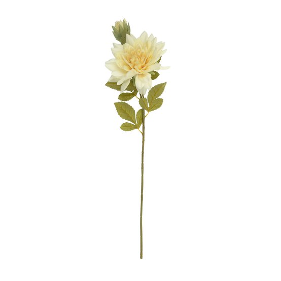 Cream Dahlia Spray 73cm image number 1