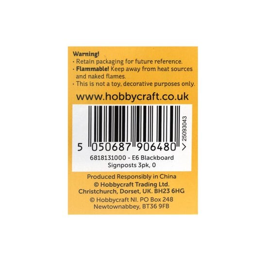 Easter Blackboard Signposts 3 Pack image number 4