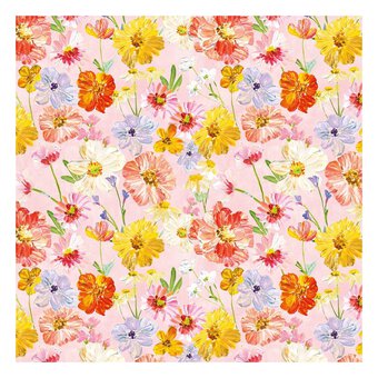 Saffron Floral Gift Wrap 70cm x 2m