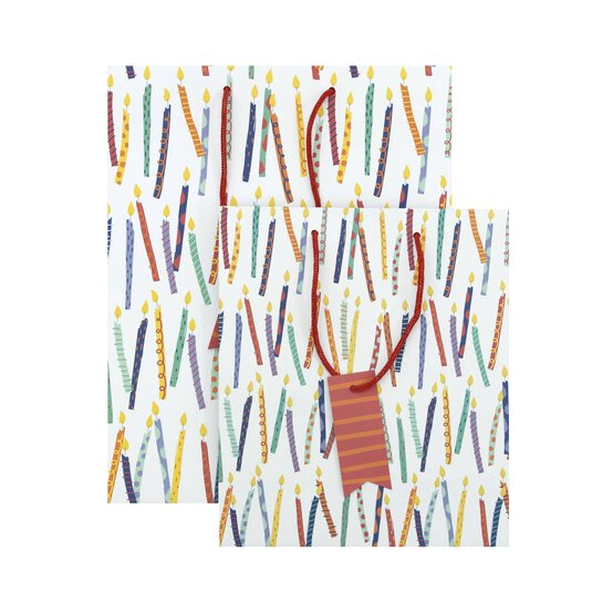 Birthday Candles Gift Bag 21.5cm x 25cm image number 4