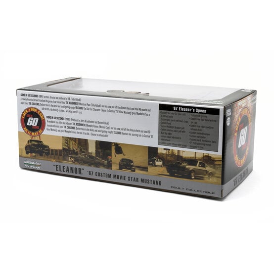 Gone in 60 Seconds Eleanor 1967 Mustang Diecast Model 1:18 image number 6