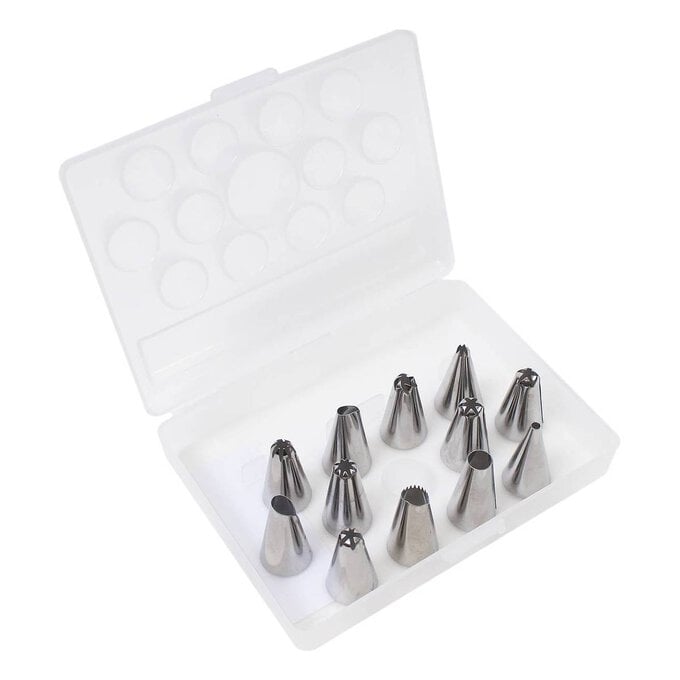Metal Piping Tips 12 Pack image number 1