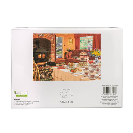 Afternoon Visitor Jigsaw Puzzle 1000 Pieces image number 4