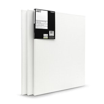Stretched Canvas 45.7cm x 35.5cm 3 Pack