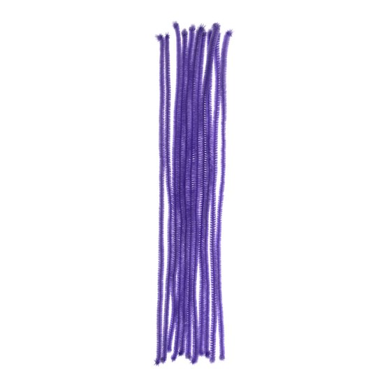 Purple Pipe Cleaners 12 Pack
