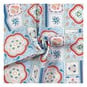 Island Haven Blue Mosaic Scarf Cotton Fabric by the Metre image number 1