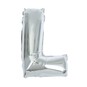 Silver Foil Letter L Balloon image number 1