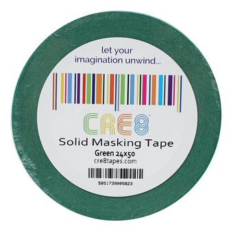 Green Solid Masking Tape 24mm x 50m