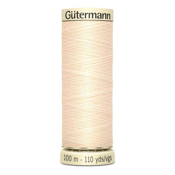 Gutermann Cream Sew All Thread 100m (414) image number 1