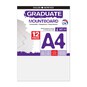 Daler-Rowney Graduate Ice White Cream Core Mountboard A4 12 Pack image number 1