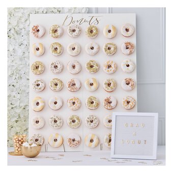 Ginger Ray Gold Foiled Donut Wall