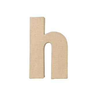 Lowercase Mini Mache Letter H