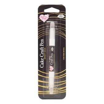 Rainbow Dust Bright Gold Double-Ended Edible Food Pen