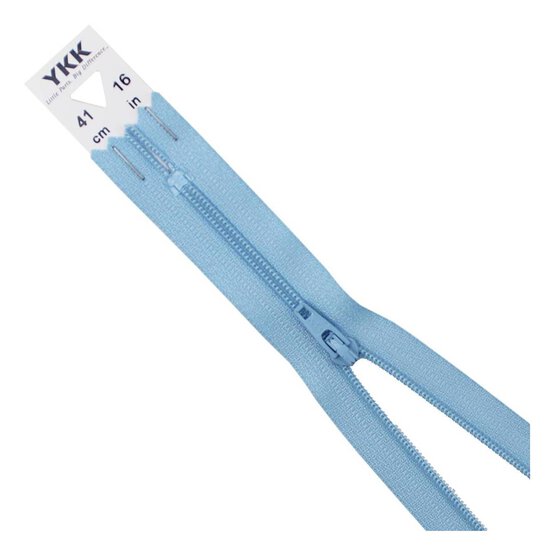YKK Light Blue Dress and Skirt Zip 41cm image number 1