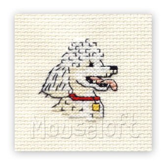 Mouseloft Stitchlets Poodle Cross Stitch Kit image number 2