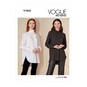 Vogue Women's Shirt  Sewing Pattern V1823 (B5 8-16) image number 1