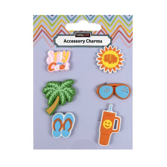 Summer Silicone Accessory Charms 6 Pack image number 4