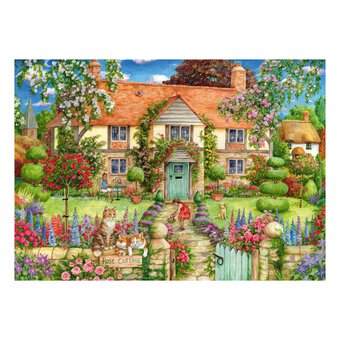 Ravensburger Rose Cottage Jigsaw Puzzle 1000 Pieces