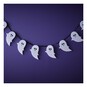 White Ghost Felt Garland 1.2m image number 1
