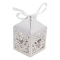 White Pearlescent Favour Boxes 20 Pack image number 1