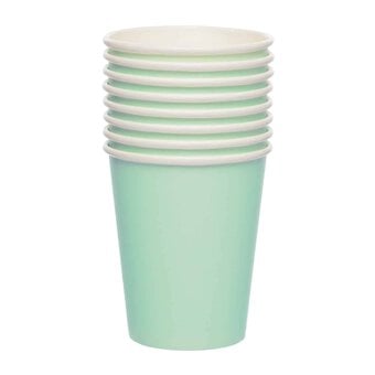 Seafoam Paper Cups 8 Pack