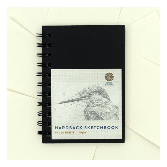 Shore & Marsh Portrait Hardback Sketchbook A6 30 Sheets image number 1