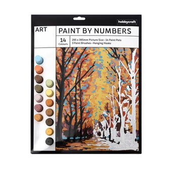 Autumn Trees Paint by Numbers