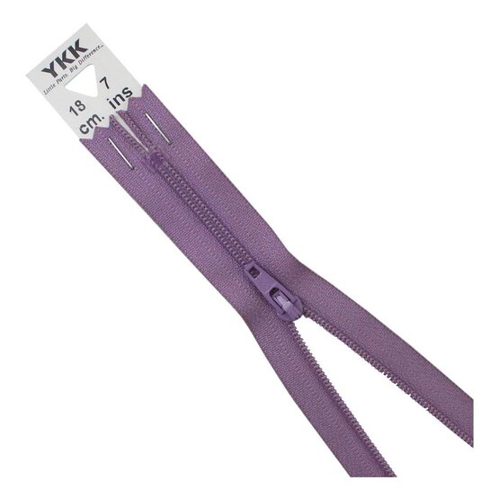 YKK Fuchsia Dress and Skirt Zip 18cm image number 1