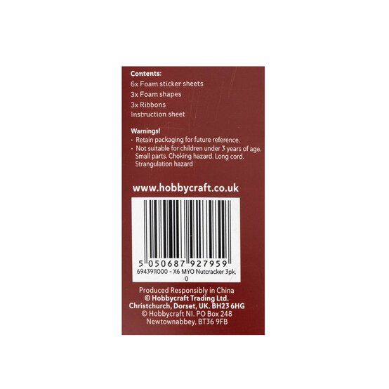 Make Your Own Nutcracker Kit 3 Pack  image number 4