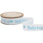 Baby Boy Grosgrain Ribbon 15mm x 5m image number 3