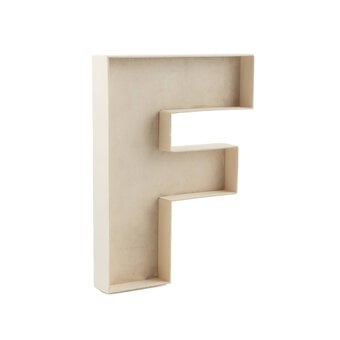 Wooden Fillable Letter F 22cm