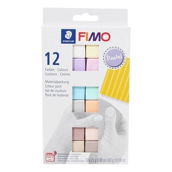 Fimo Pastel Modelling Clay Set 25g 12 Pack