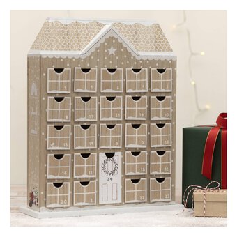 Wooden Advent House