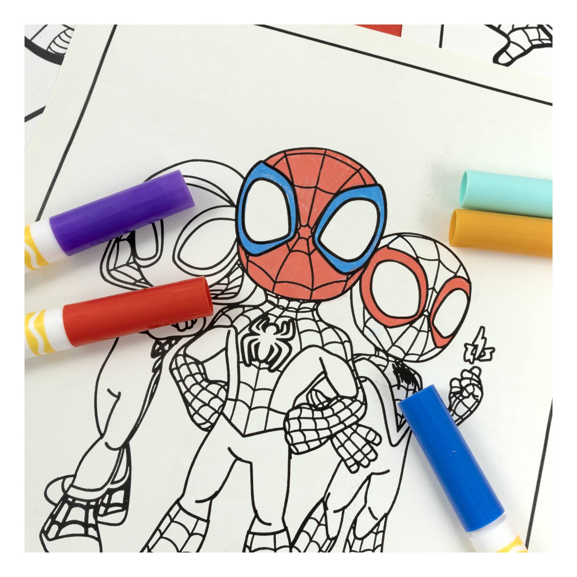 Crayola Spidey and His Amazing Friends Color Wonder Colouring Set
