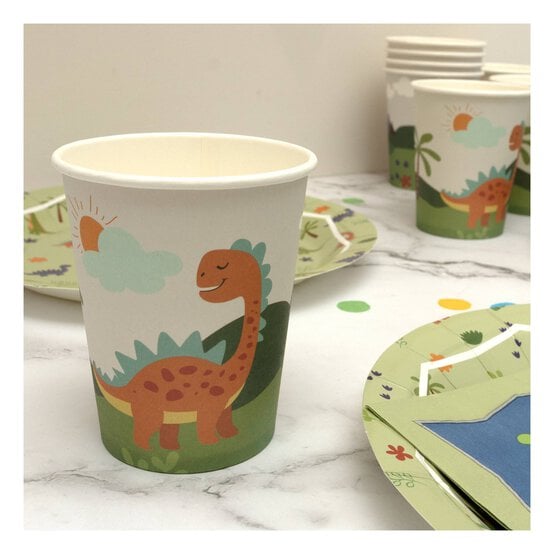 Dinosaur Party Paper Cups 8 Pack image number 2
