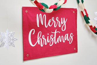 Cricut: How to Make a Fabric Banner