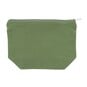 Dark Sage Cotton Zip Pouch image number 1